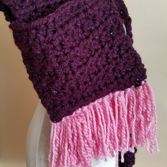 Custom Made Festival Unicorn Hood Crochet Fantasy - Picture 3 of 4